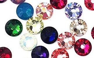 multi colored swarovski rhinestones